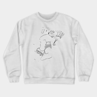 care bear painting Crewneck Sweatshirt